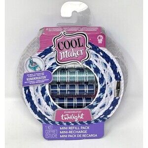 Cool Maker KumiKreator Twilight Mini Refill Pack Bracelet Making Kit Blue New